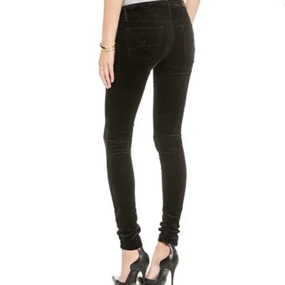 AG Adriano Goldschmied Black Super Skinny The Legging Ankle Jean 24 - Picture 2 of 12
